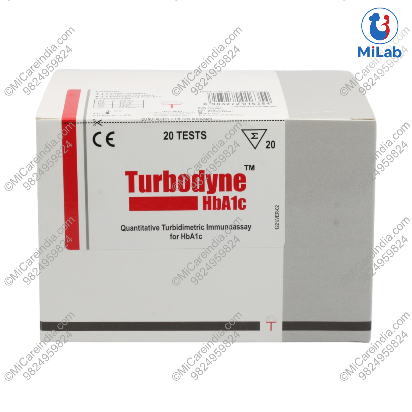 Tulip Turbodyne HbA1c Kit (20 Tests)