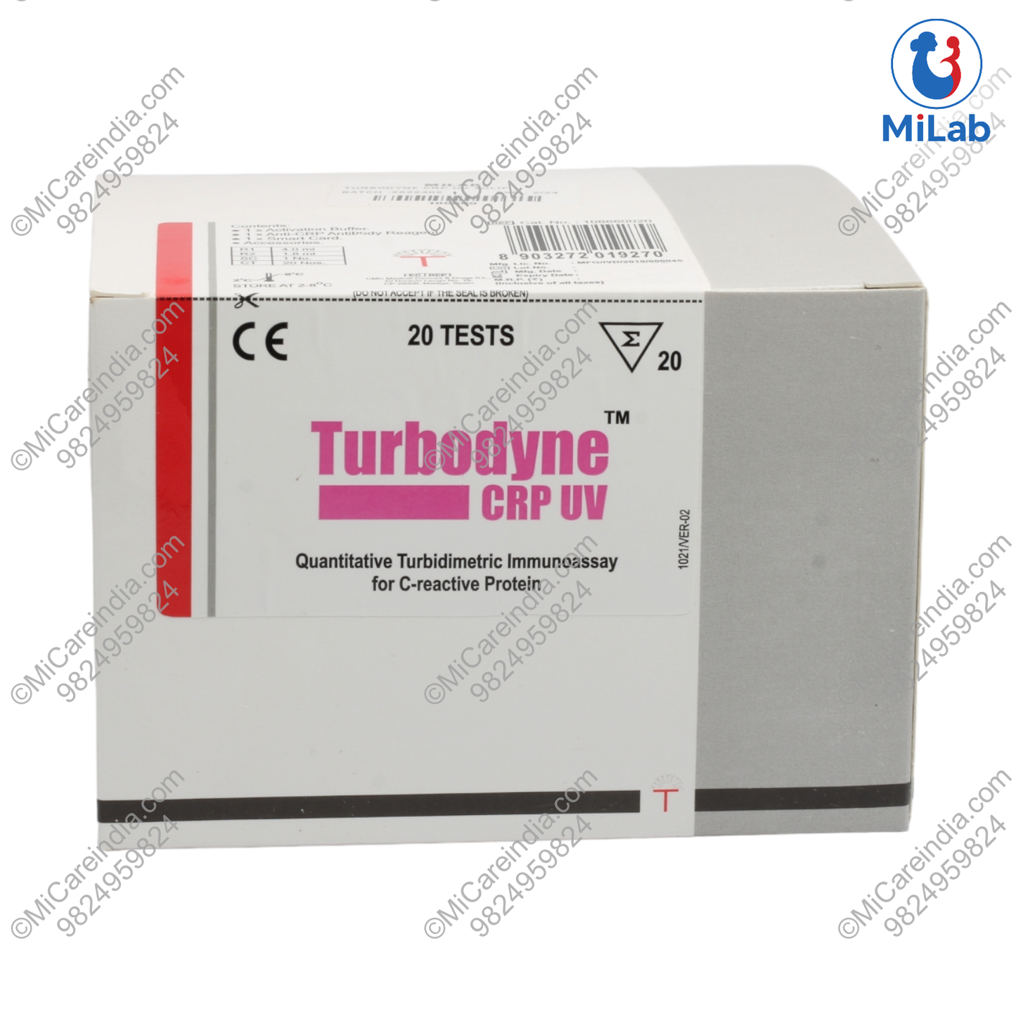 Tulip Turbodyne CRP UV Kit (20 Tests)