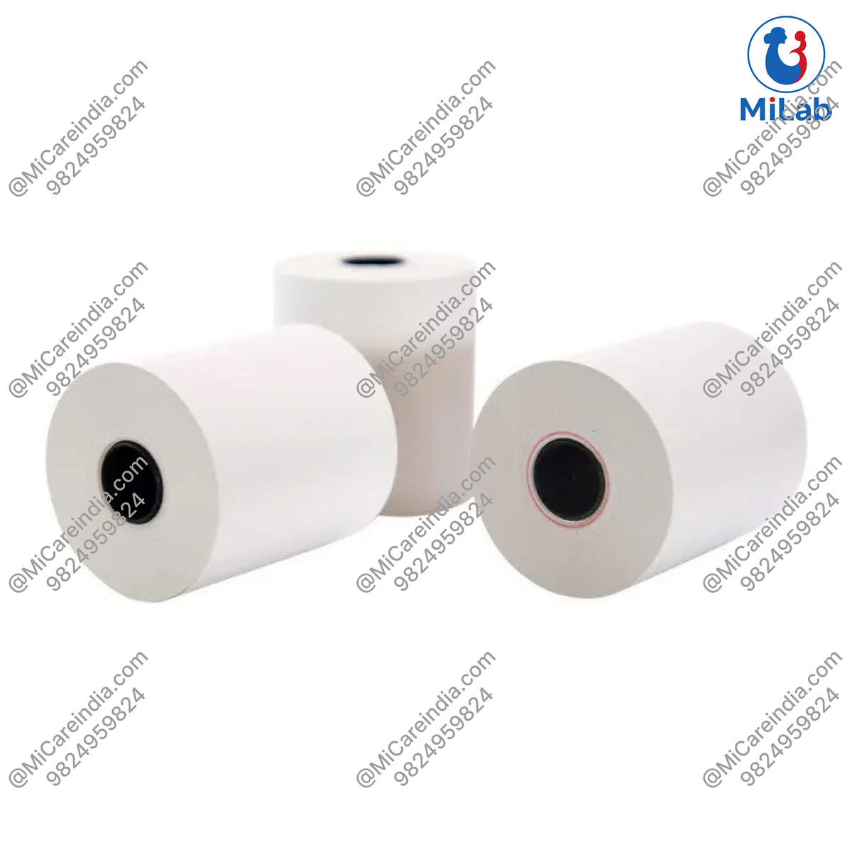 Thermal Paper Roll for ECG Machine & Diagnostic Analyzers 51mm x 25m (Pack of 2)