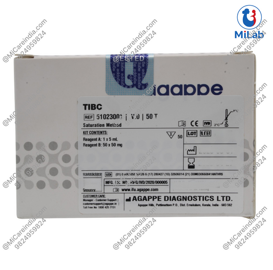 Agappe TIBC Kit (50 Tests)