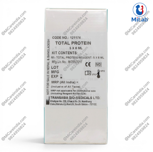 Transasia Total Protein System Pack Kit (5x6mL)