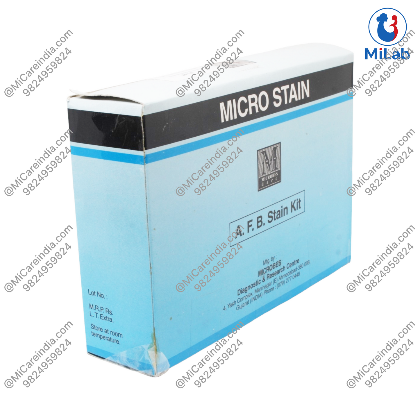 Microexpress A.F.B. Mycostain Staining Reagent Kit (3x125mL)