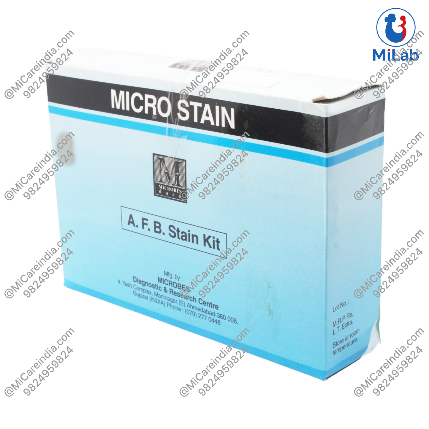 Microexpress A.F.B. Mycostain Staining Reagent Kit (3x125mL)