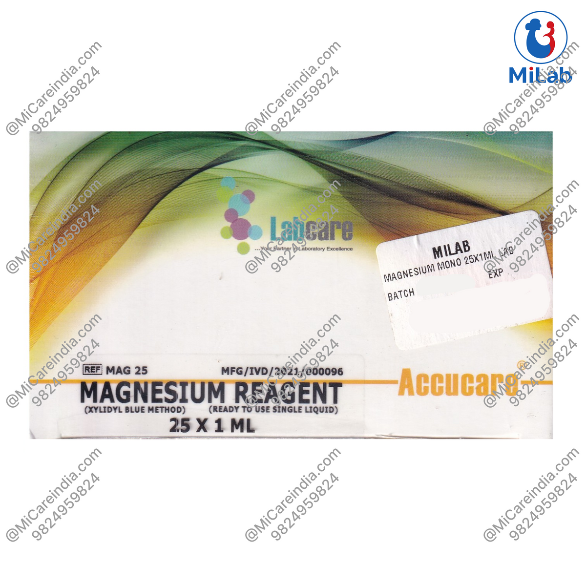 Labcare Magnesium Mono Reagent Kit (25x1mL)