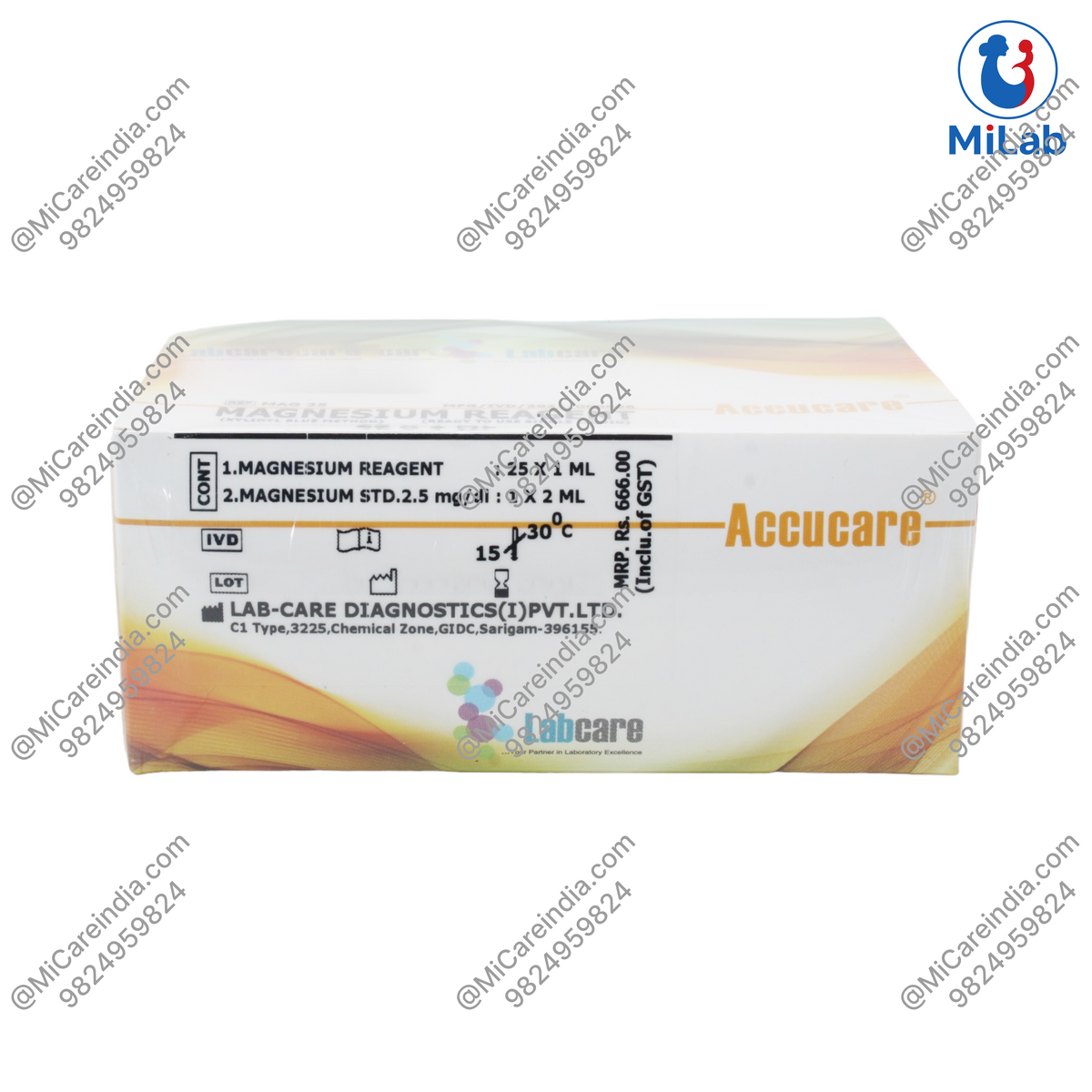 Labcare Magnesium Mono Reagent Kit (25x1mL)