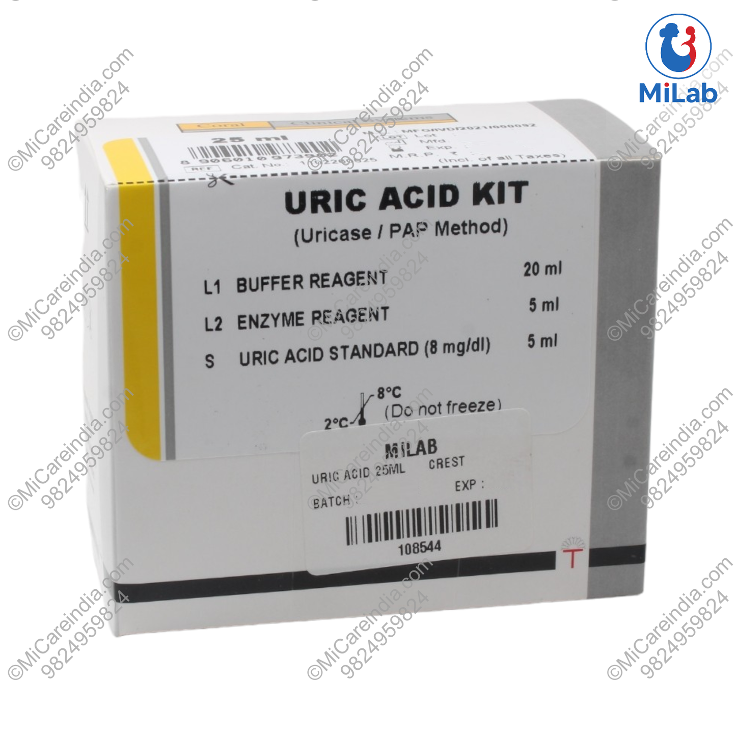 Corel Uric Acid Kit (25ml)