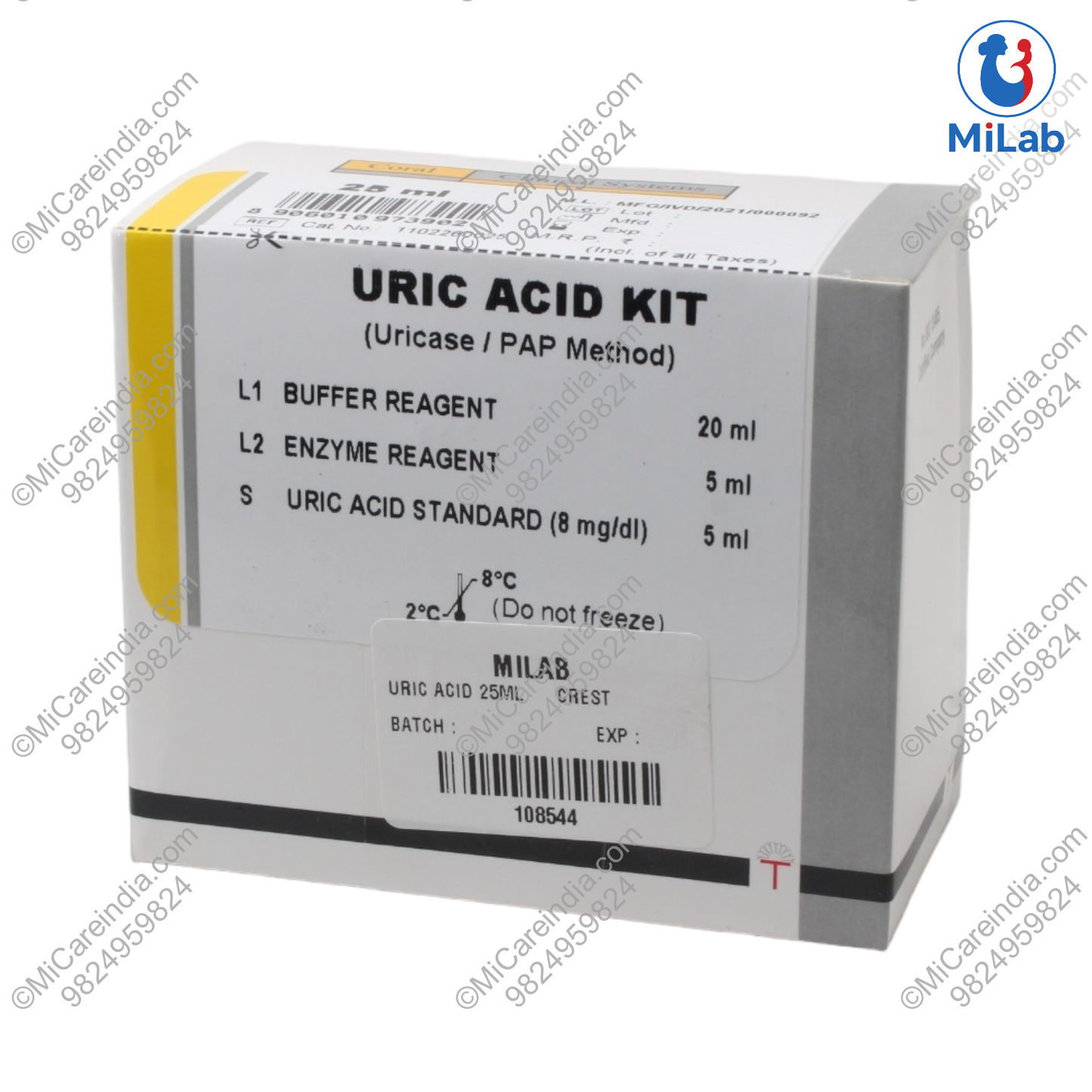 Corel Uric Acid Kit (25ml)