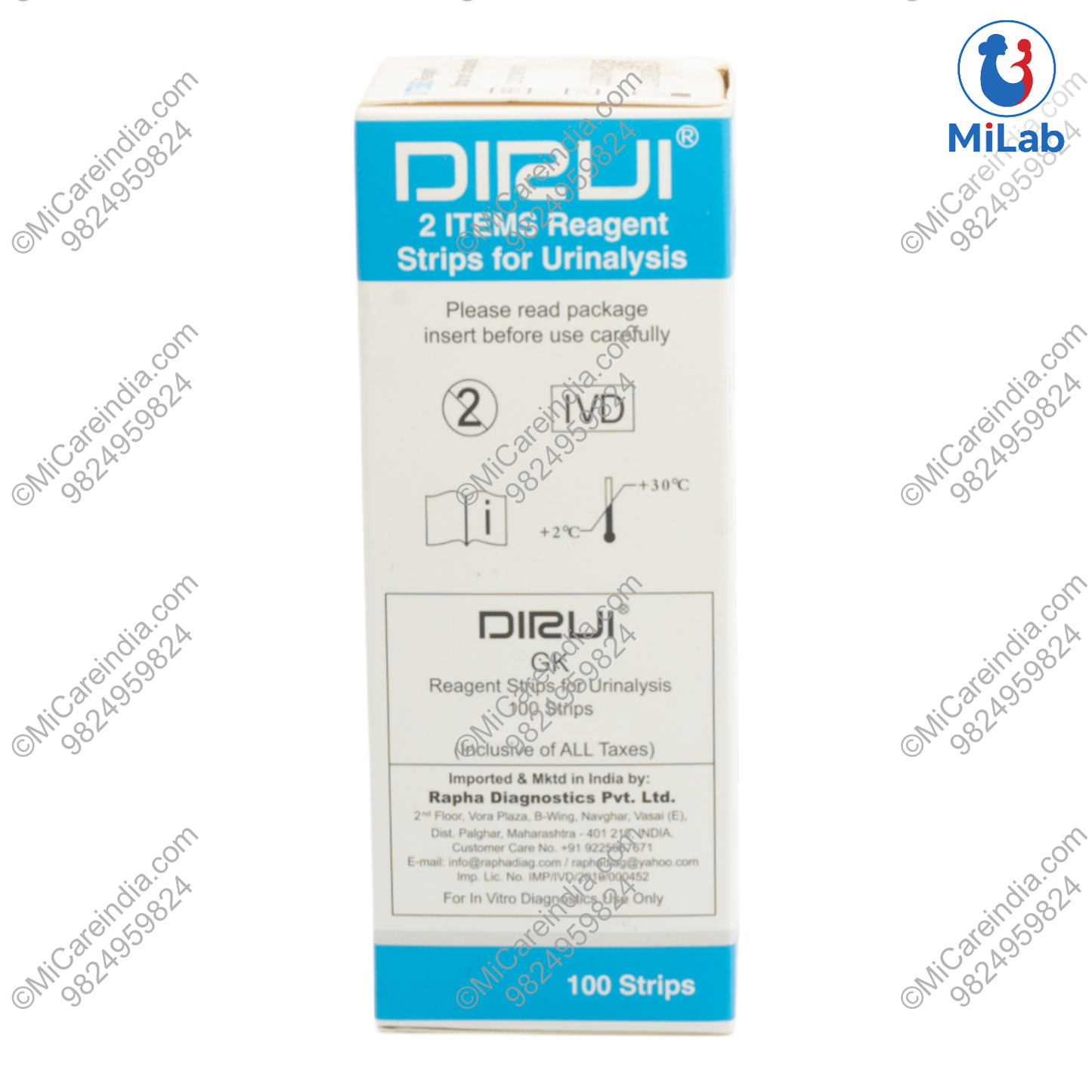 URISTIK GK 100 STRIPS PACK