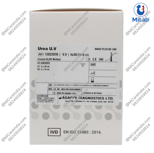 Agappe Urea UV System Pack Kit (4x30ml/2x16ml)