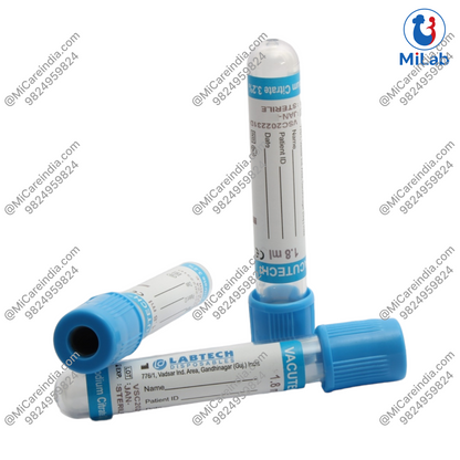 Labtech Vacutech PT Sodium Citrate 3.2% Blood Collection Tube (1.8mL - 100 Pc)