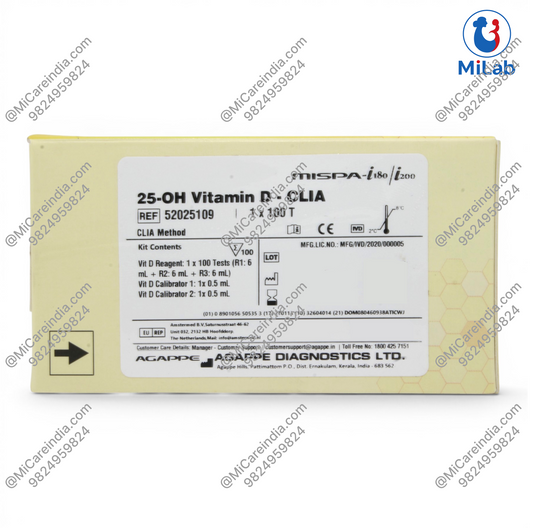Agappe Mispa CLIA Vitamin D Kit (100 Tests)