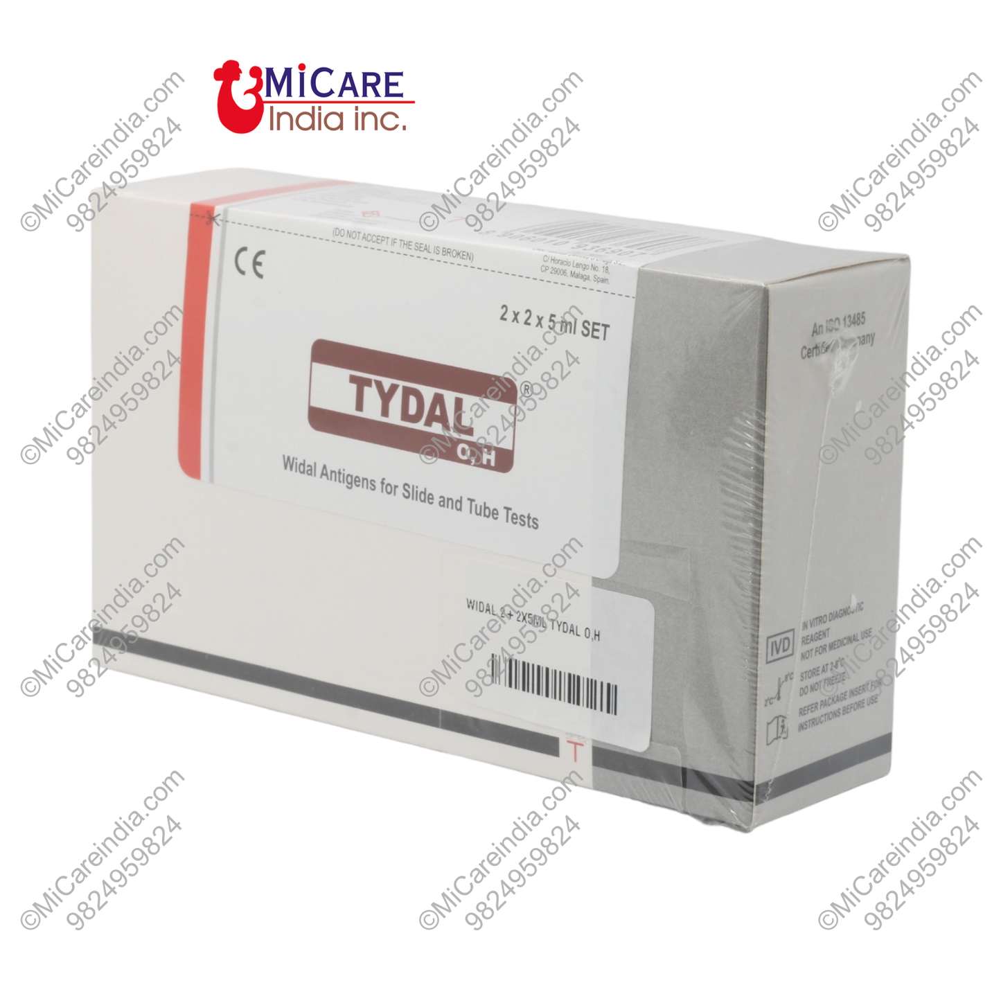 WIDAL 2+2X5ML TYDAL O,H KIT
