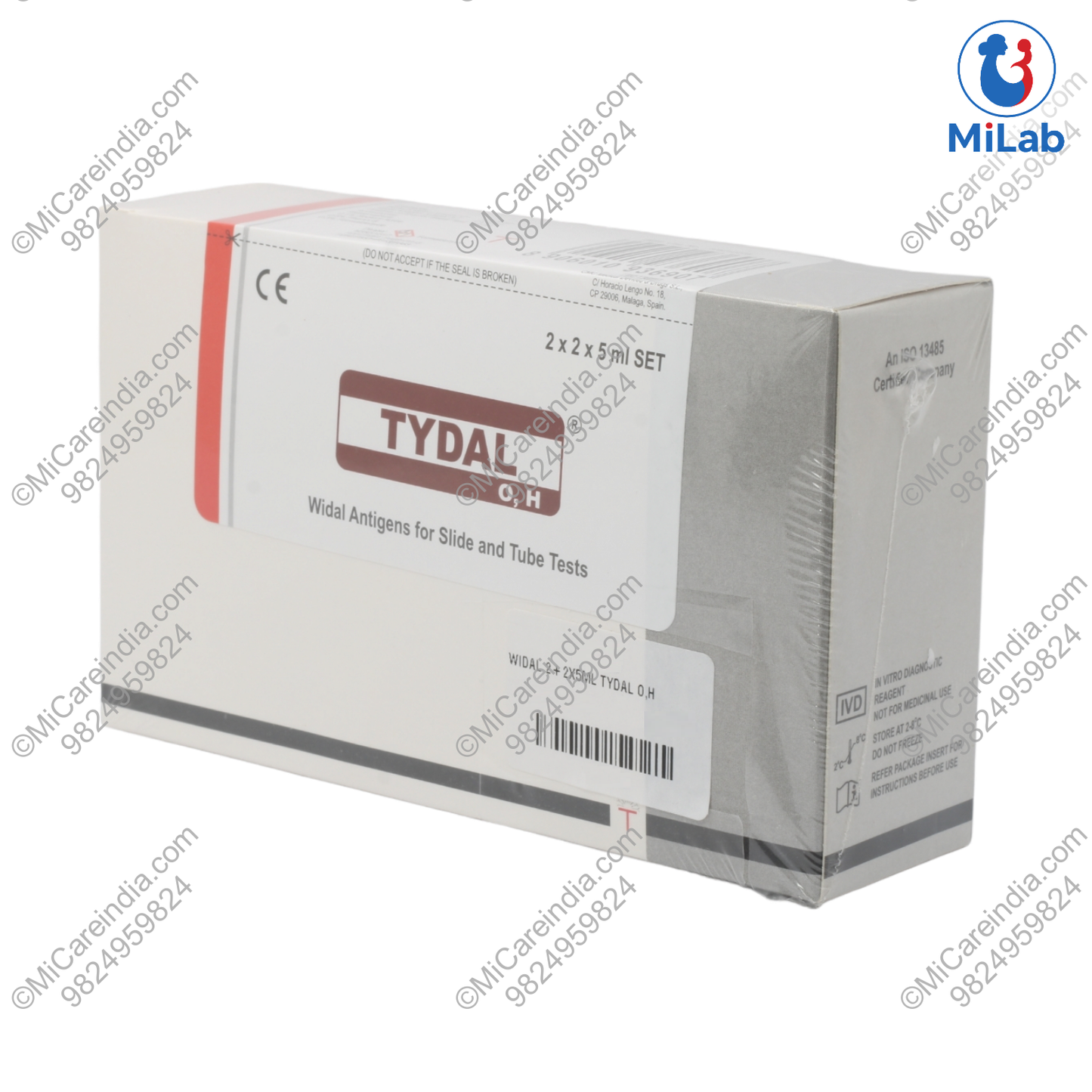 Tulip Tydal Widal O & H Kit (2+2x5ml)
