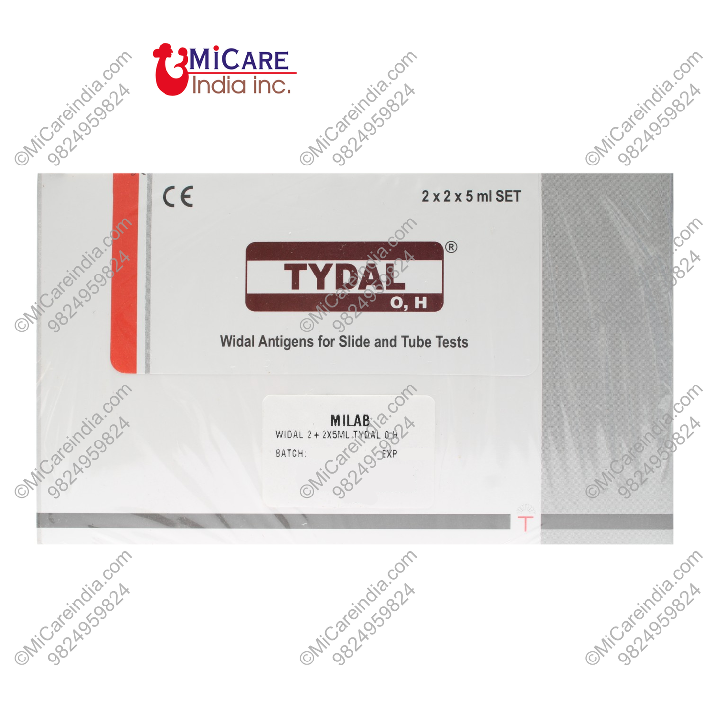 WIDAL 2+2X5ML TYDAL O,H KIT