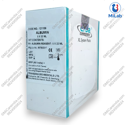 Transasia Albumin System Pack Kit (5x22ml)