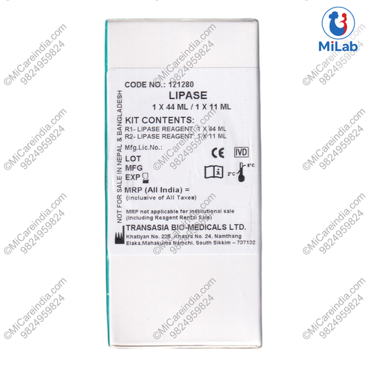 Transasia Lipase-LSR System Pack Kit (1x44ml/1x11ml)
