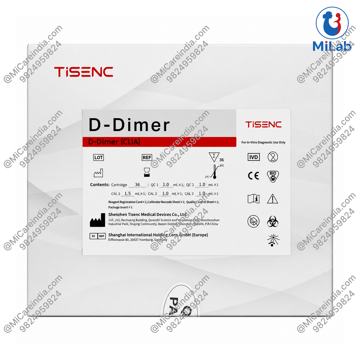 Accre 8 D-Dimer Kit (36 Tests)